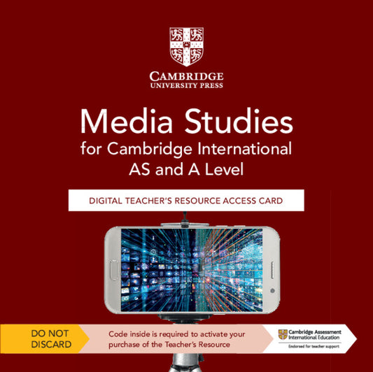 Cambridge International AS & A Level Media Studies Digital Teacher's Resource Access Card