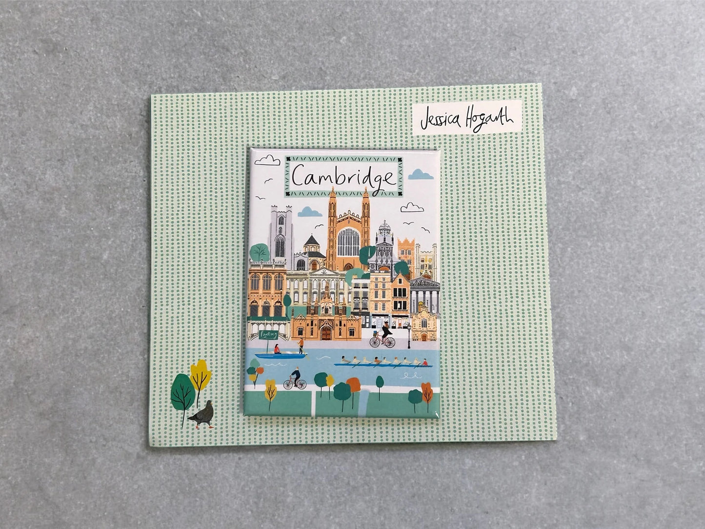 Cambridge Skyline Magnet  (Jessica Hogarth)