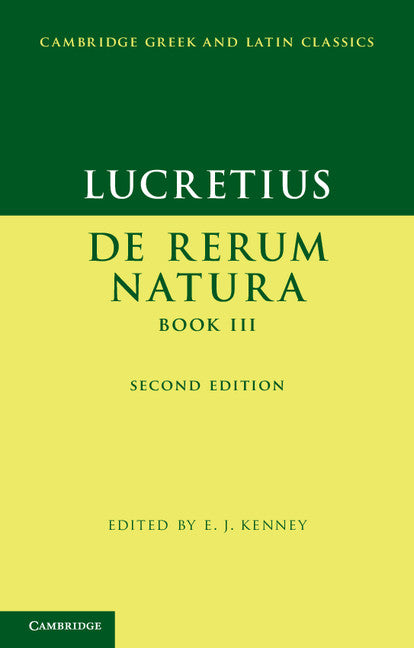 Lucretius:  De Rerum Natura Book III