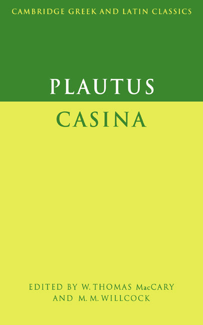 Plautus: Casina