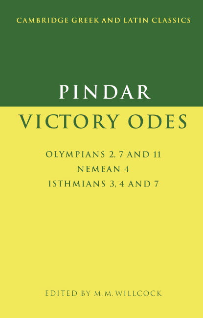 Pindar: Victory Odes – Cambridge University Press Bookshop