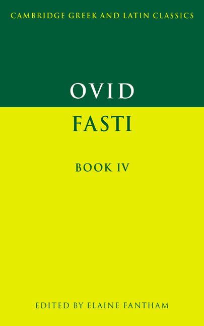 Ovid: Fasti Book IV