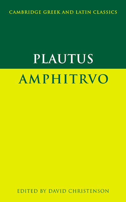 Plautus: Amphitruo