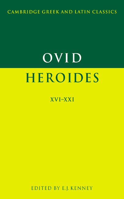 Ovid: Heroides XVI-XXI