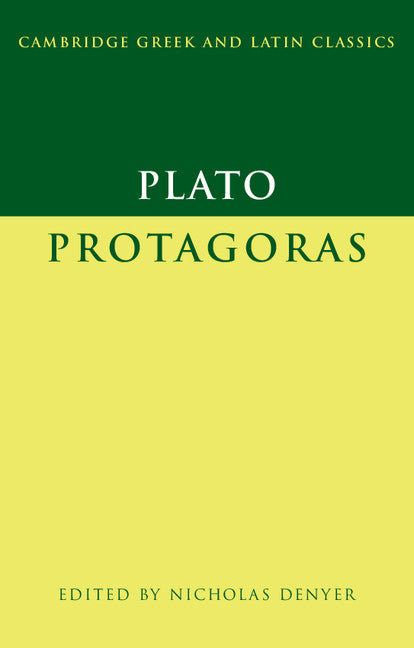 Plato:  Protagoras