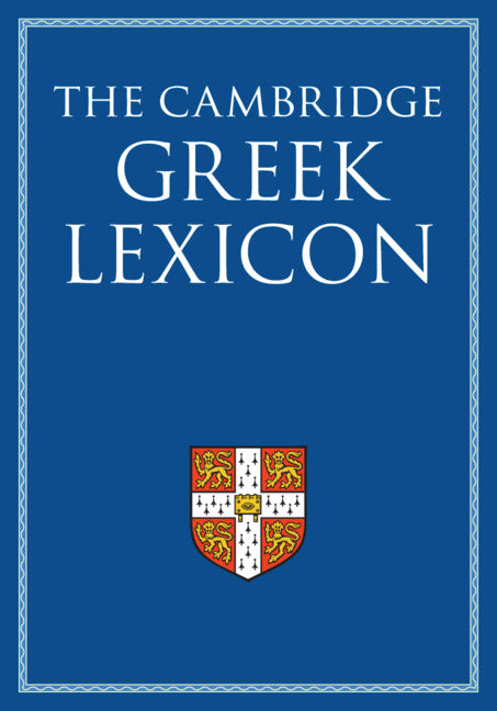 SALE The Cambridge Greek Lexicon:  2 Volume Hardback Set