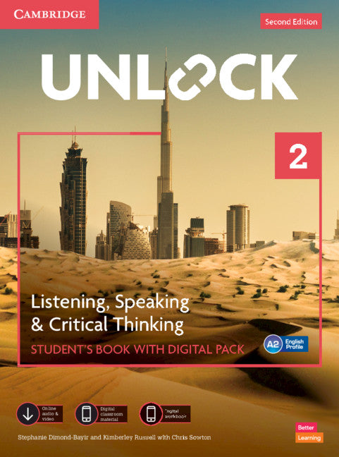 Unlock Level 2 Listening, Speaking and Critical Thinking Student's Book with Digital Pack 2nd Edition