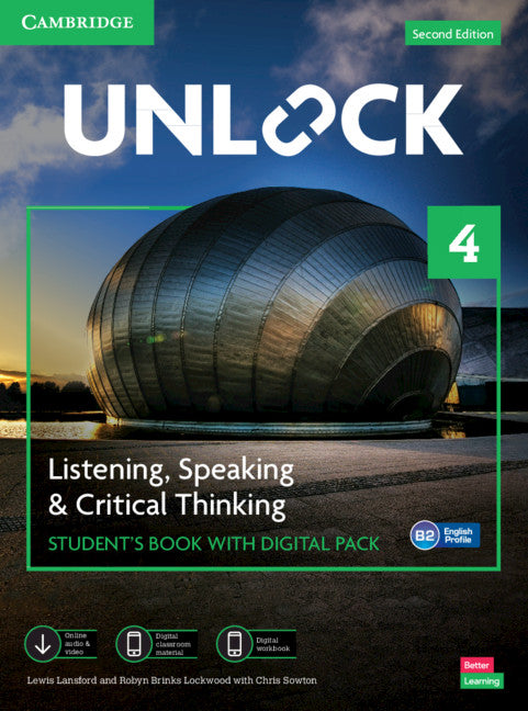 Unlock Level 4 Listening, Speaking and Critical Thinking Student's Book with Digital Pack 2nd Edition