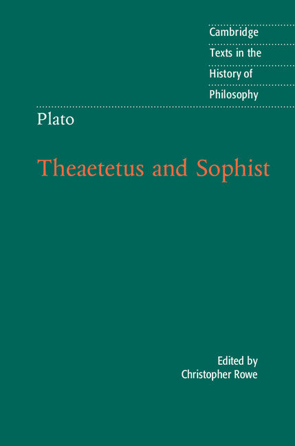 Plato:  Theaetetus  and  Sophist